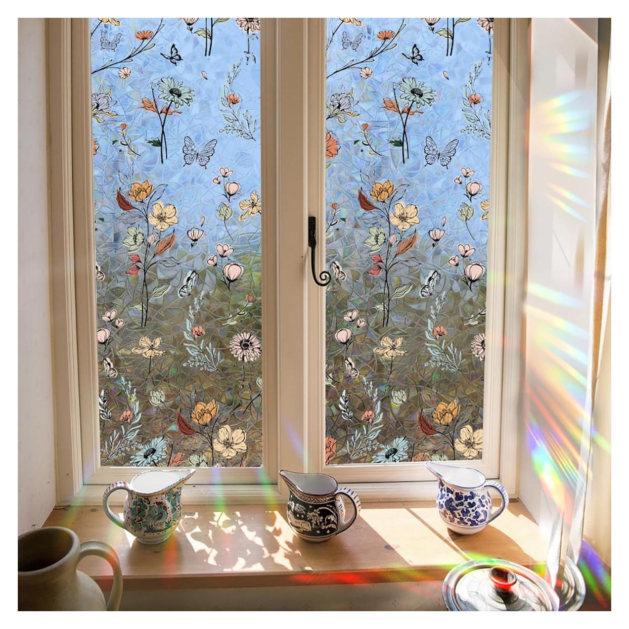 Película de Privacidad Runtoo Boho Arcoíris 101.6x40.6 cm