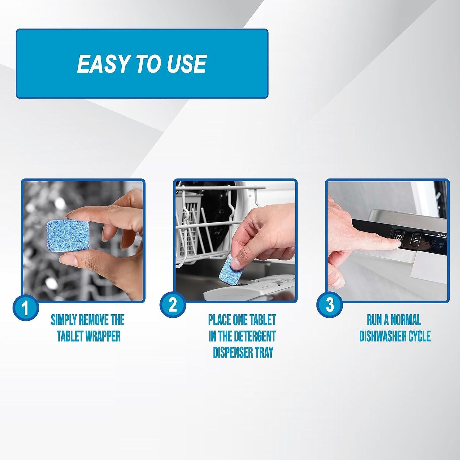 Tabletas Limpiadoras para Lavavajillas Air Jungles 24 Unidades Sin Fragancia