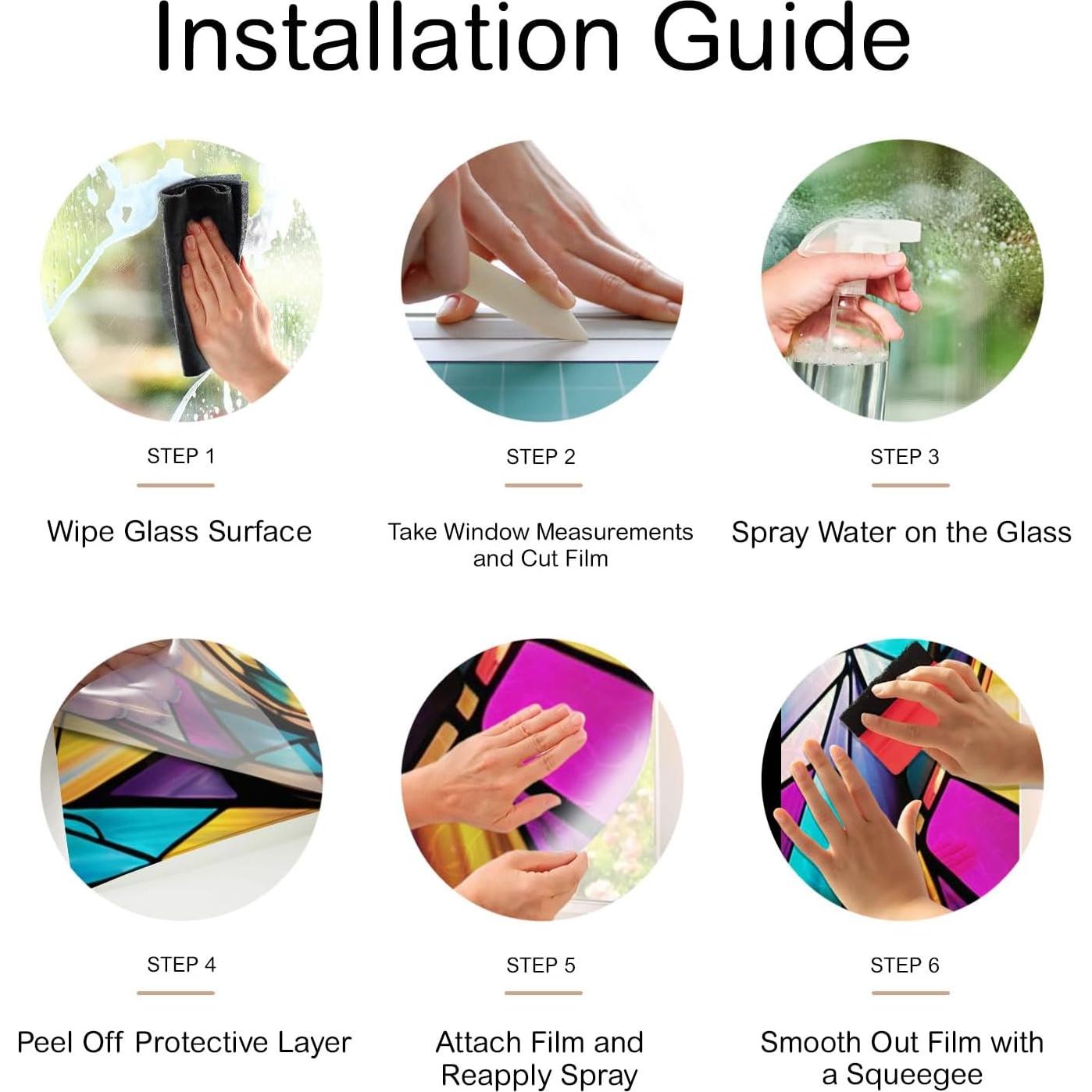 Película de Ventana Decorativa PODMemory Prisma Infinito 45x100cm