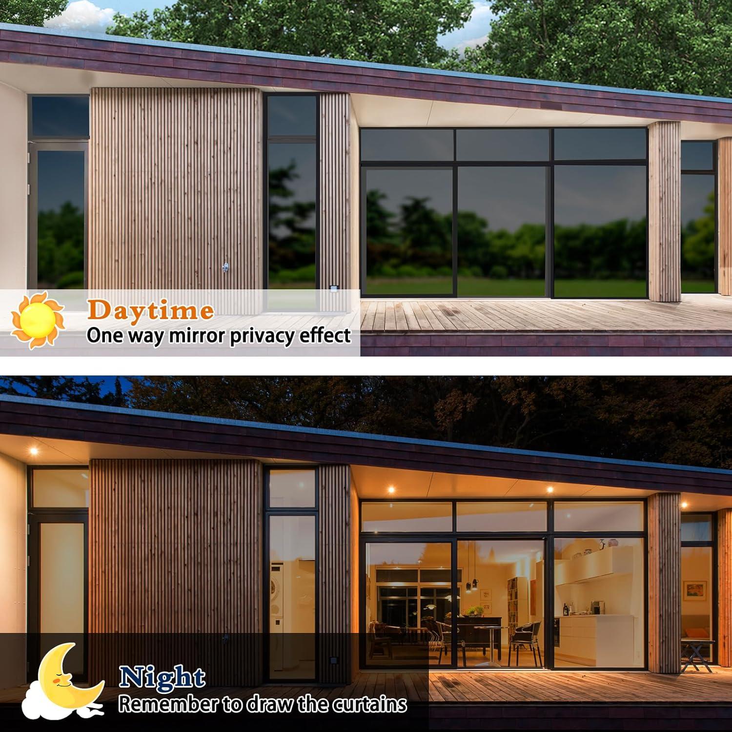 Película de Privacidad para Ventanas ConCus-T 30x200cm Negro