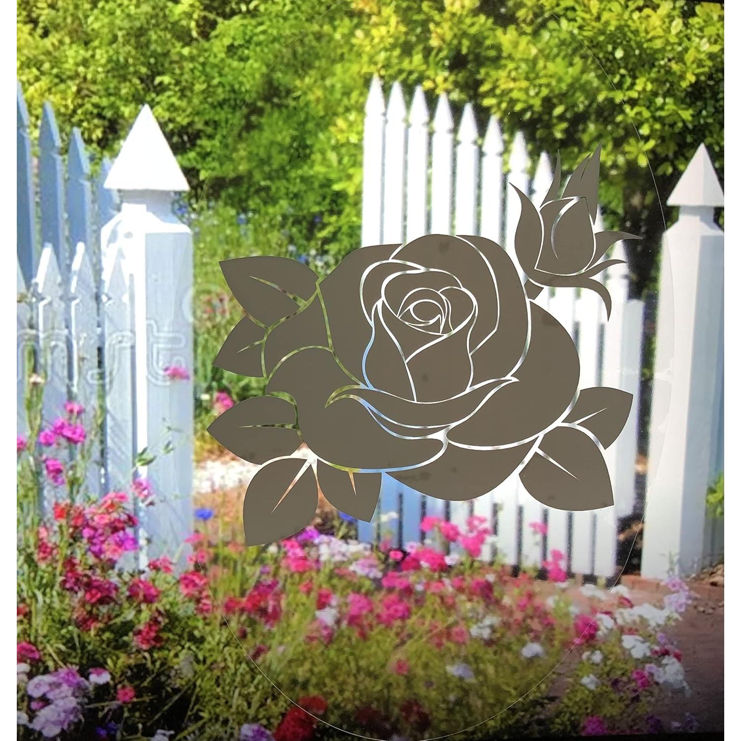 Vinilo Decorativo DCentral Rosa Grabado 20x30 cm Reutilizable