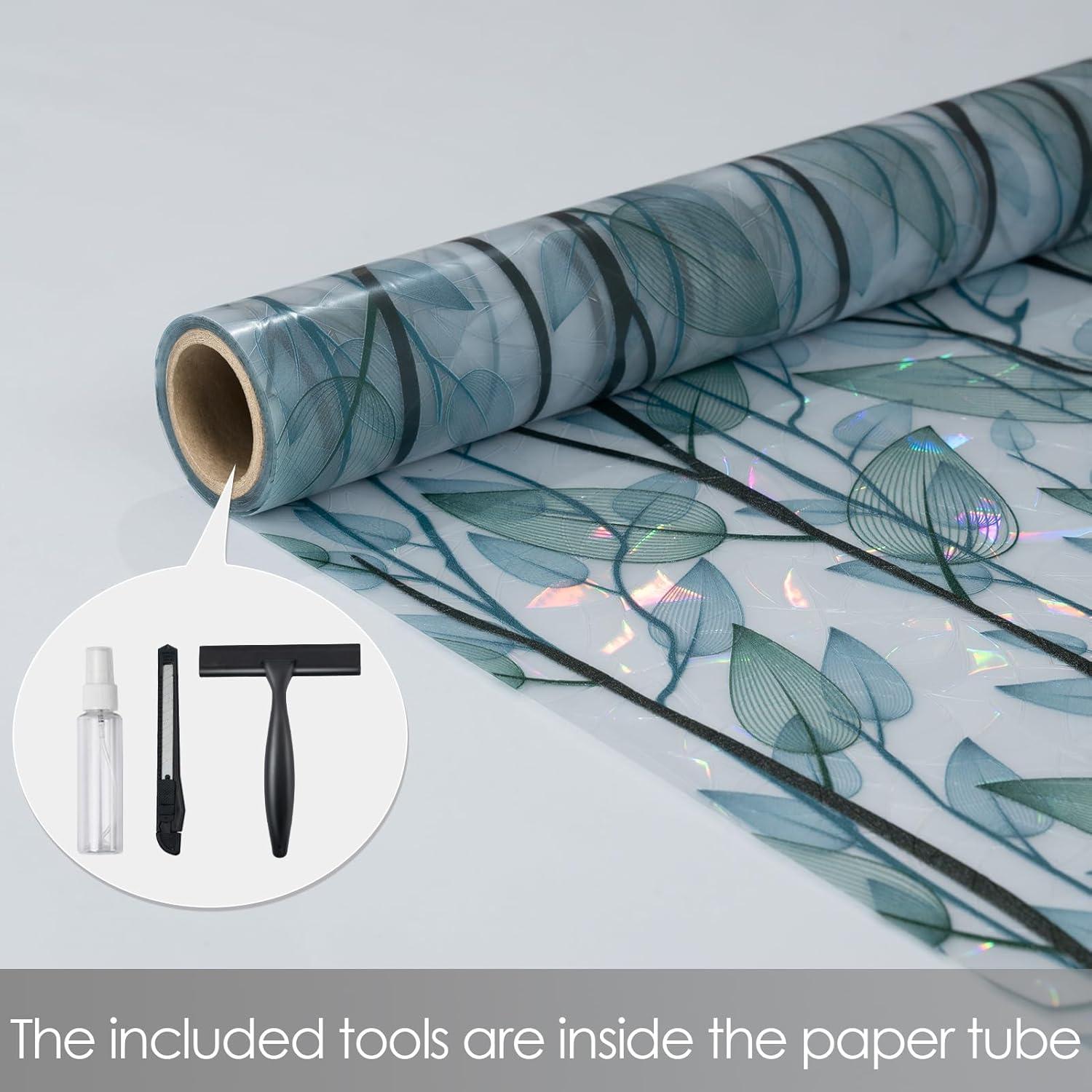 Película de Ventana DKTIE Arcoíris 0.09m² Vinilo Fácil Instalación