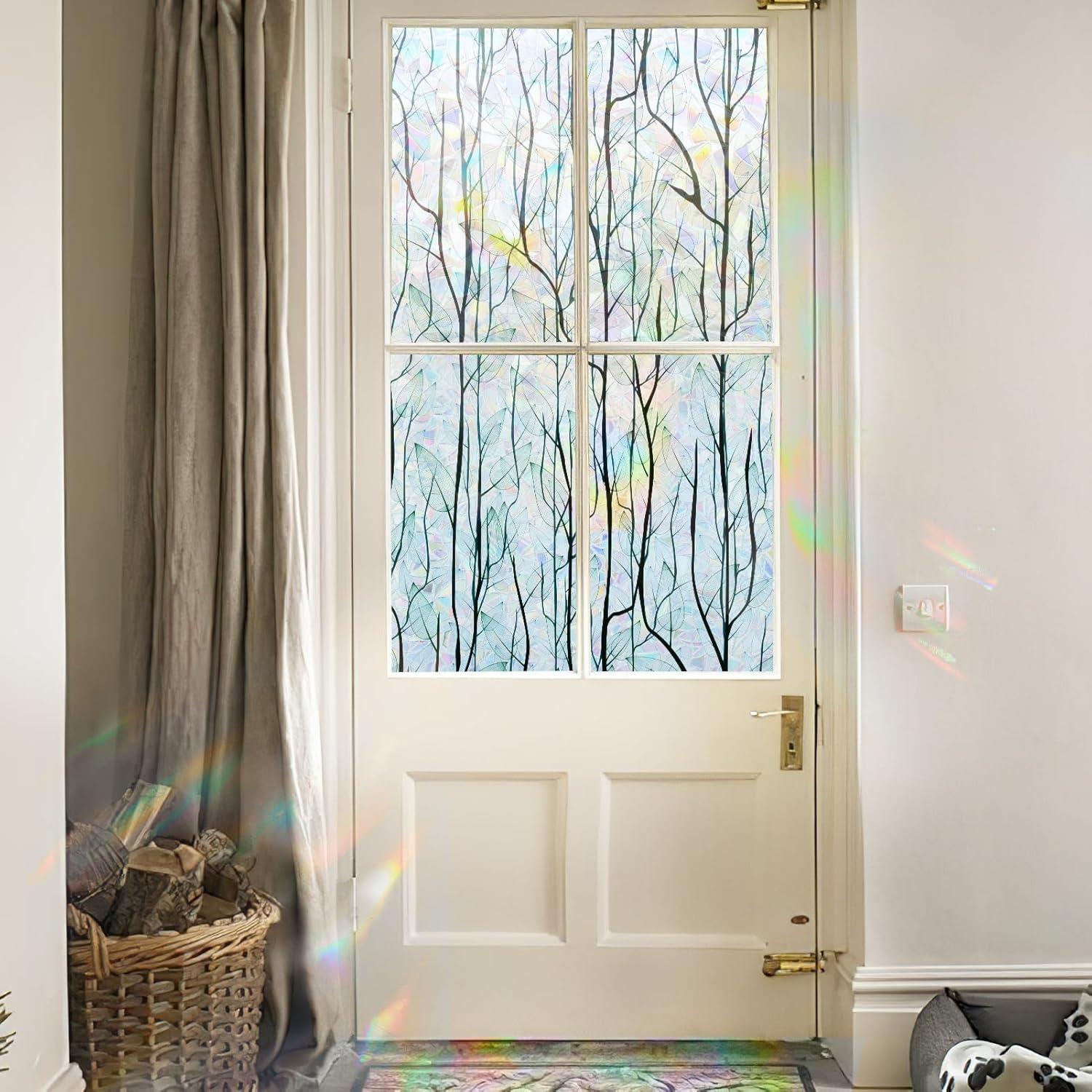 Película de Ventana DKTIE Arcoíris 0.09m² Vinilo Fácil Instalación