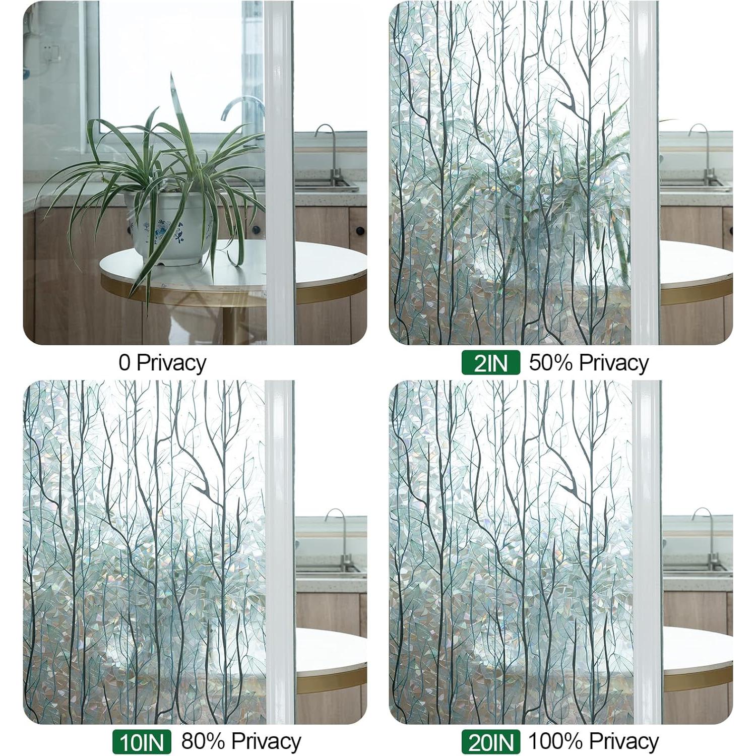 Película de Ventana DKTIE Arcoíris 0.09m² Vinilo Fácil Instalación