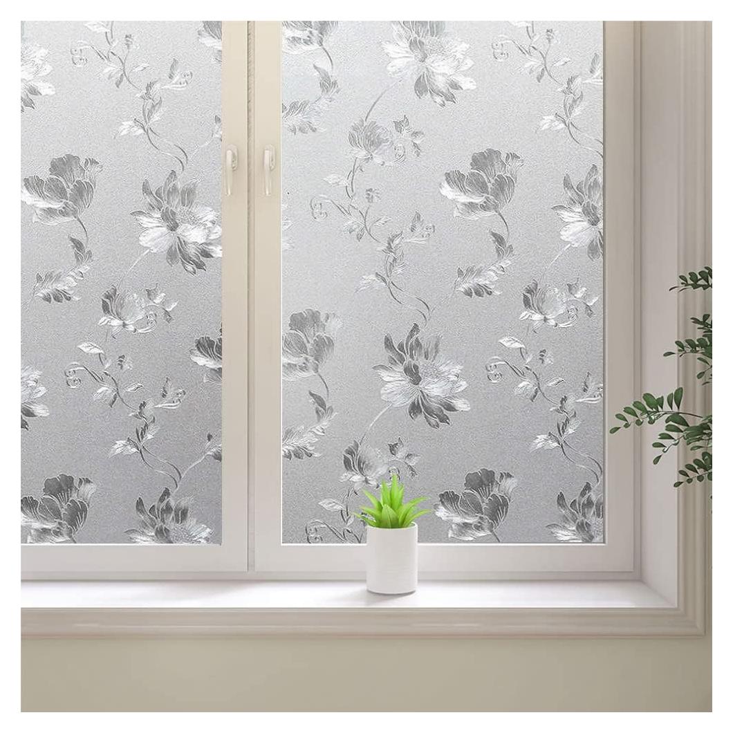 Calcomanías de Vidrio CODOBON Hibisco 60x200 cm Bloqueo UV