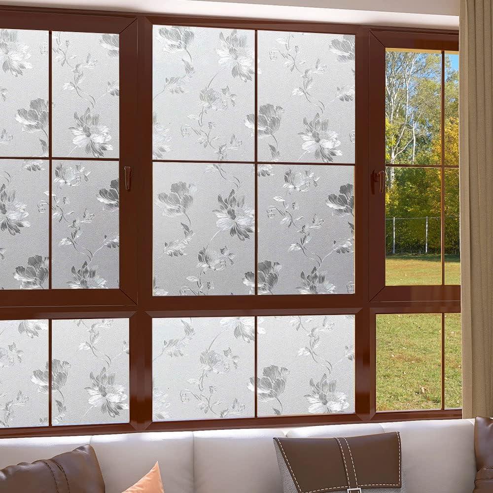 Calcomanías de Vidrio CODOBON Hibisco 60x200 cm Bloqueo UV