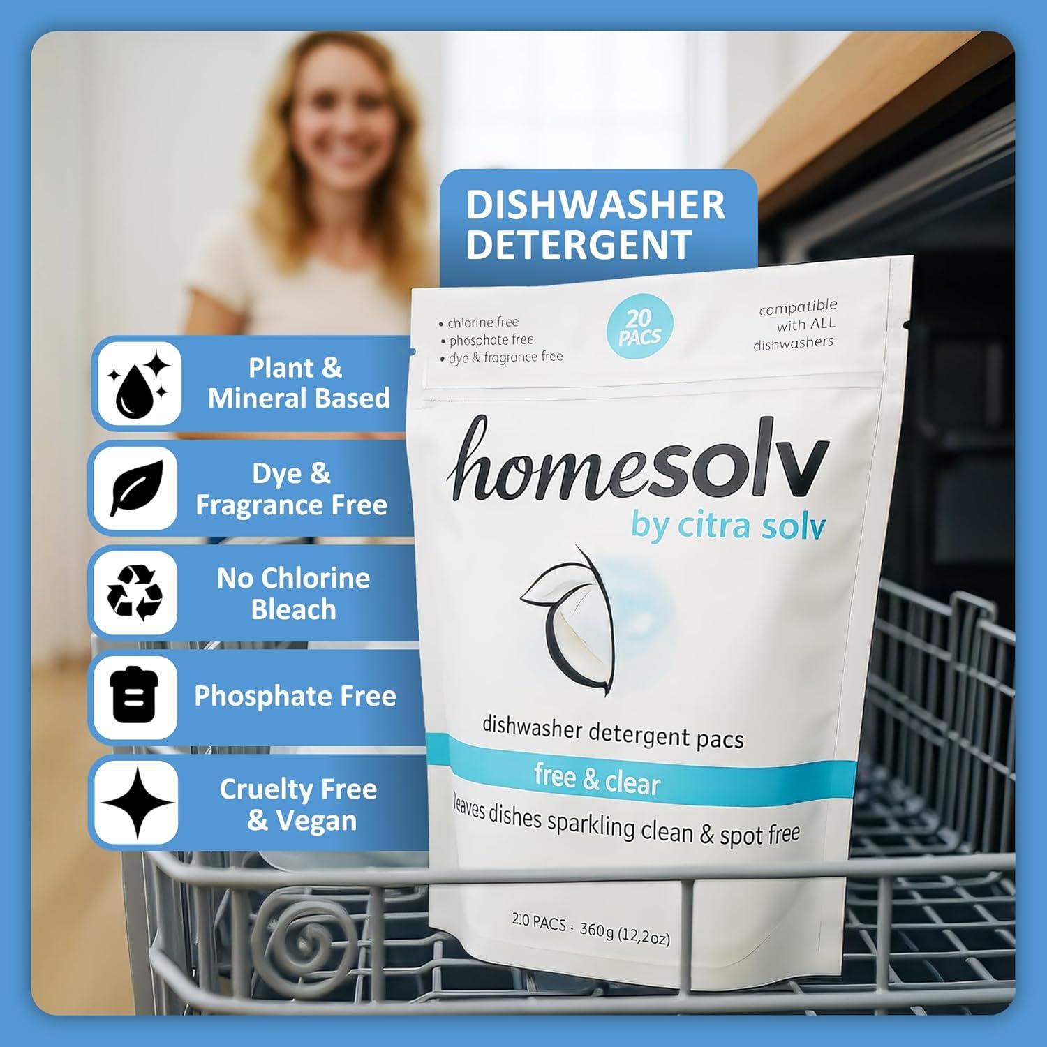 Pastillas para Lavavajillas Ecológicas Citra Solv - 20 Unidades