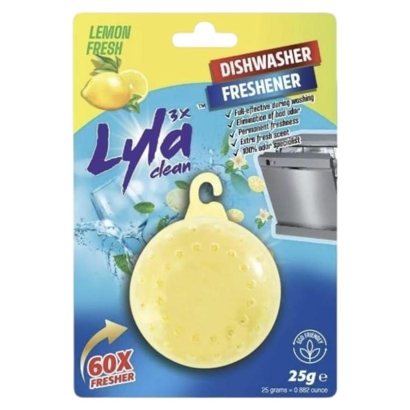 Ambientador para Lavavajillas Lyla 3X Limón 60 Lavados