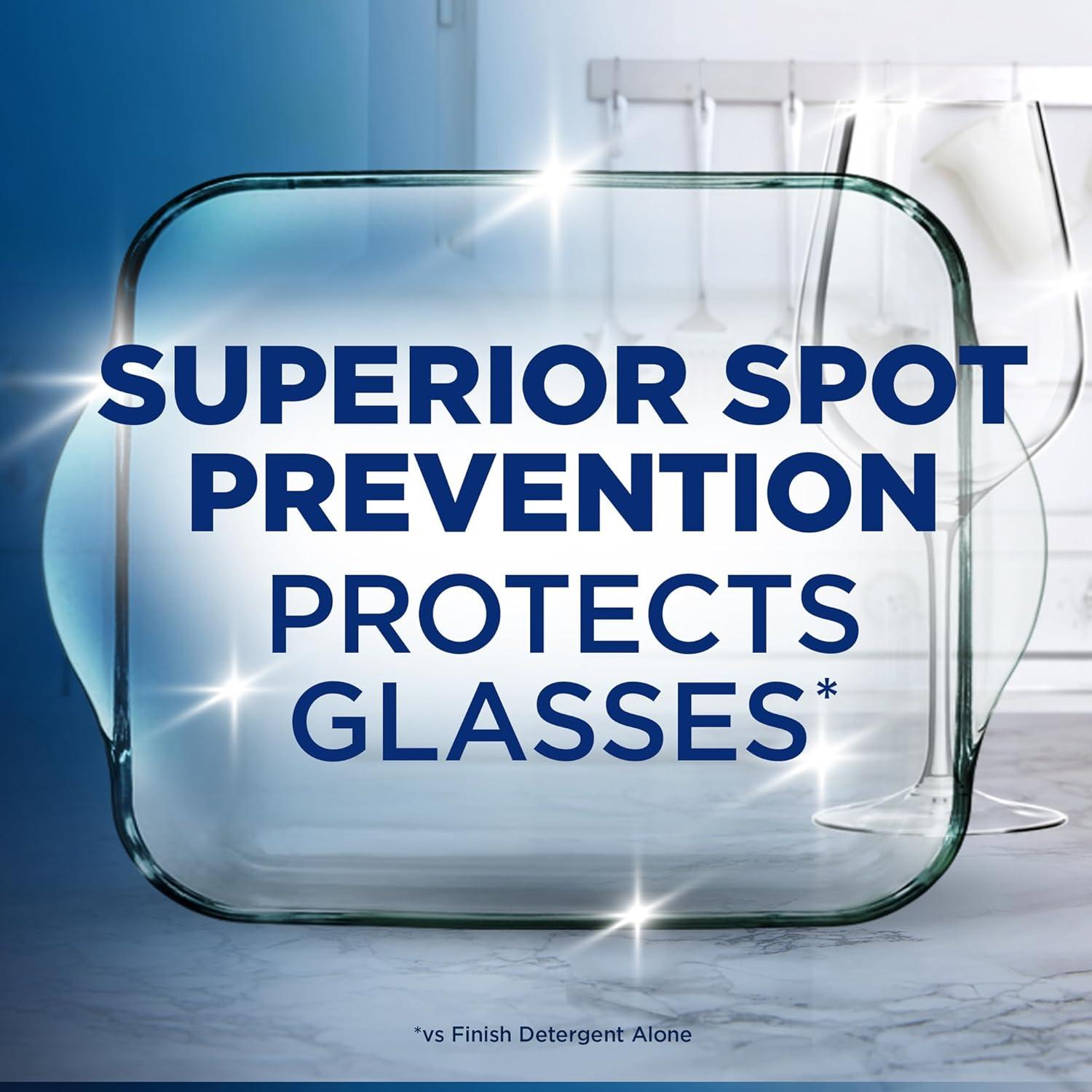 Finish Ayuda de Enjuague y Brillo Limón 400ml para Lavavajillas