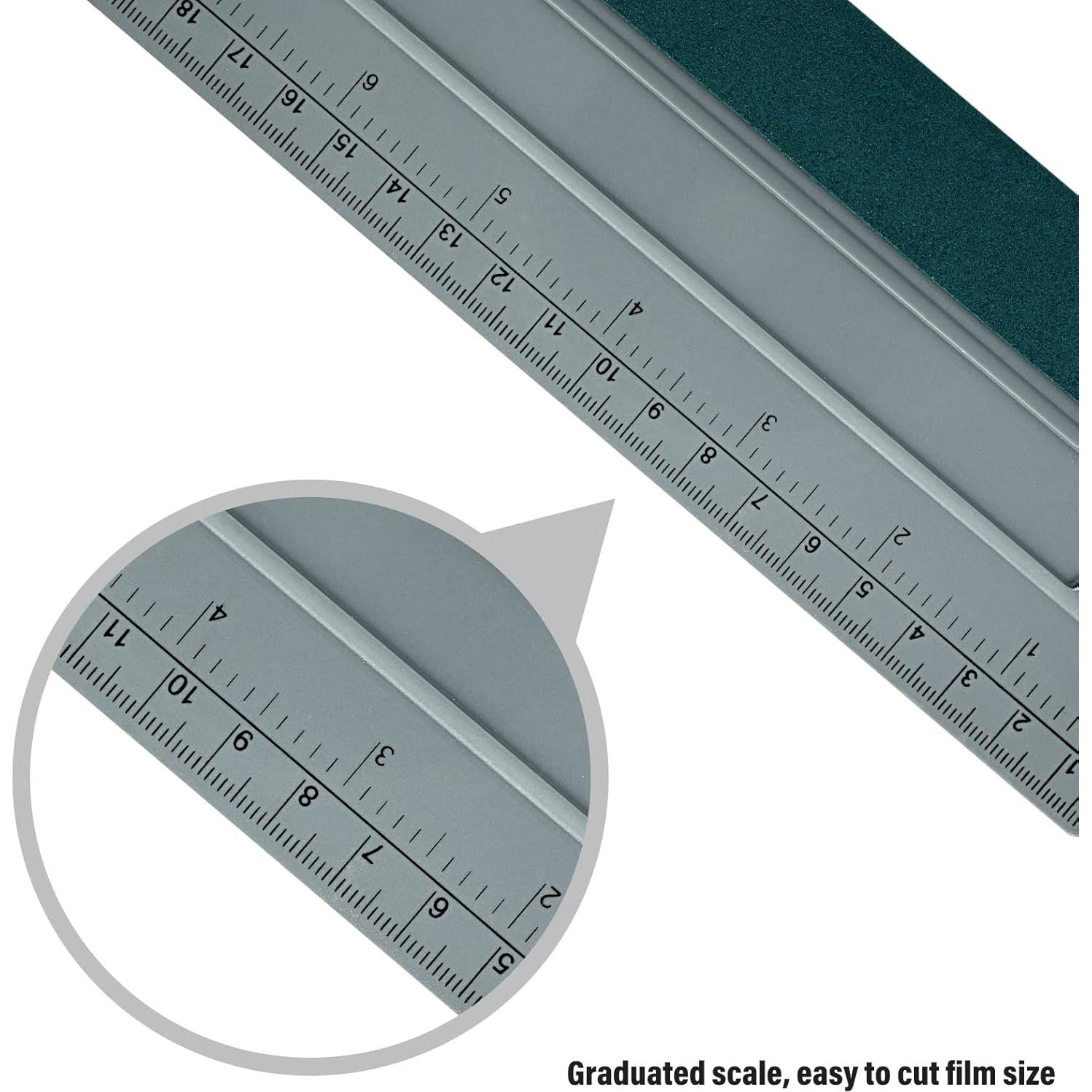 Raspador de Fieltro FOSHIO 30cm con Regla 12" para Vinilo