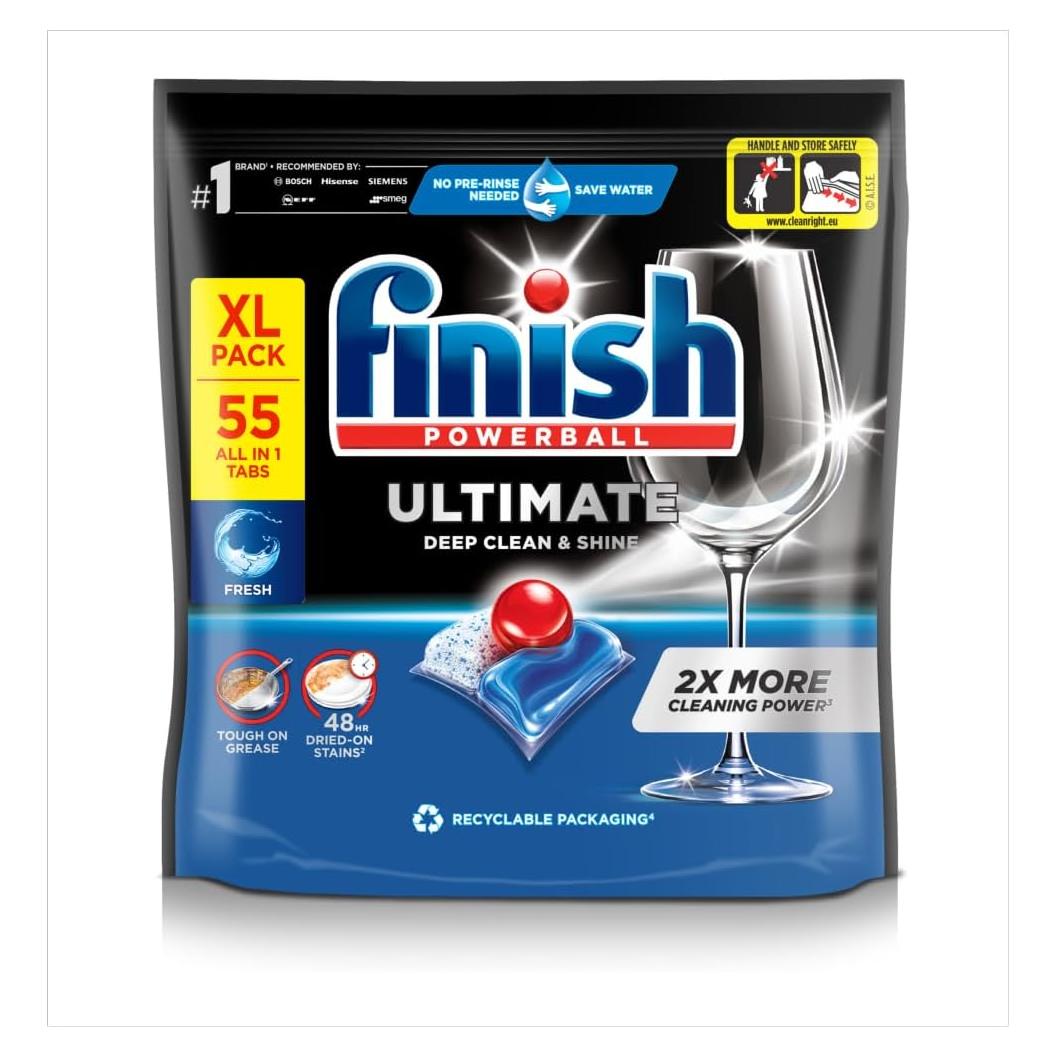 Tabletas de Lavavajillas Finish Ultimate 55 Unidades