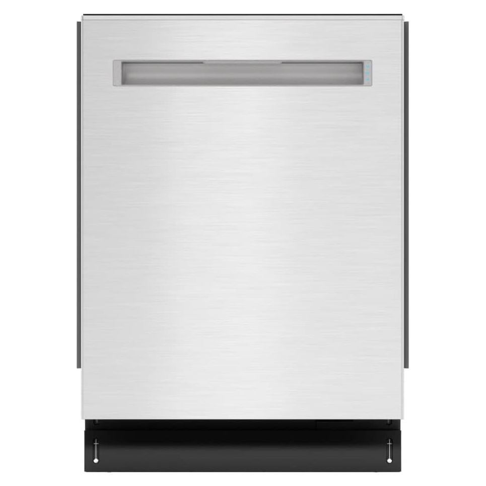 SHARP SDW6767HS Smart Dishwasher Works with Alexa. Includes LED Interior lights, Stainless Steel interior, Heated Dry with Fan Assist, Wash Zone cleans half load on either rack, Adjustable Third Rack