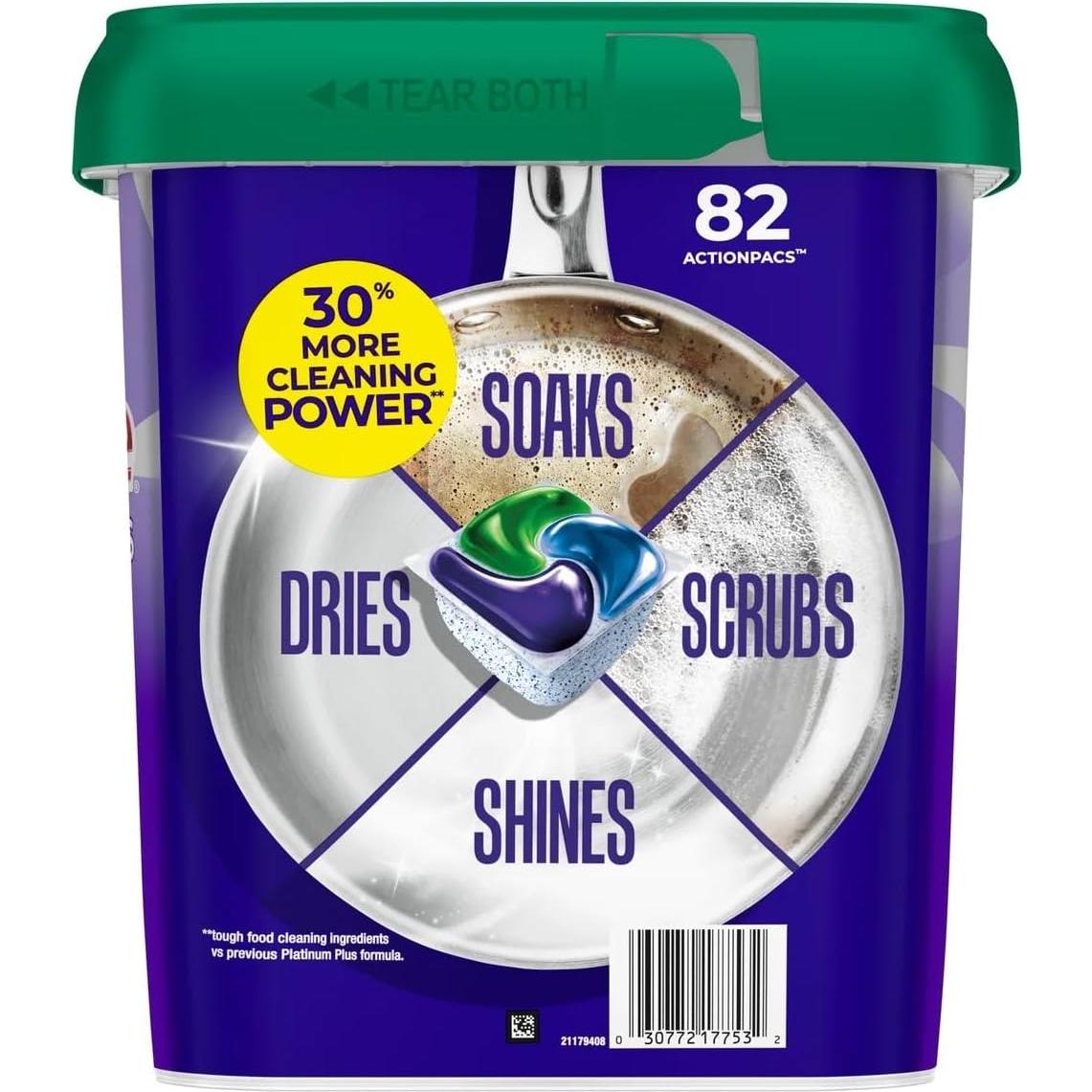 Detergente para Lavavajillas Cascade Platinum Plus 106 Paquetes