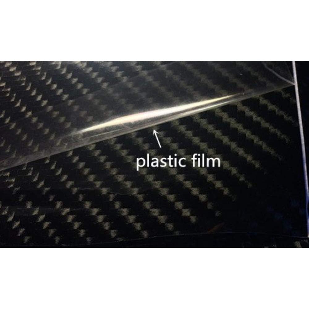Vinilo de Fibra de Carbono Negro DIYAH 3.05m x 1.49m con Herramientas