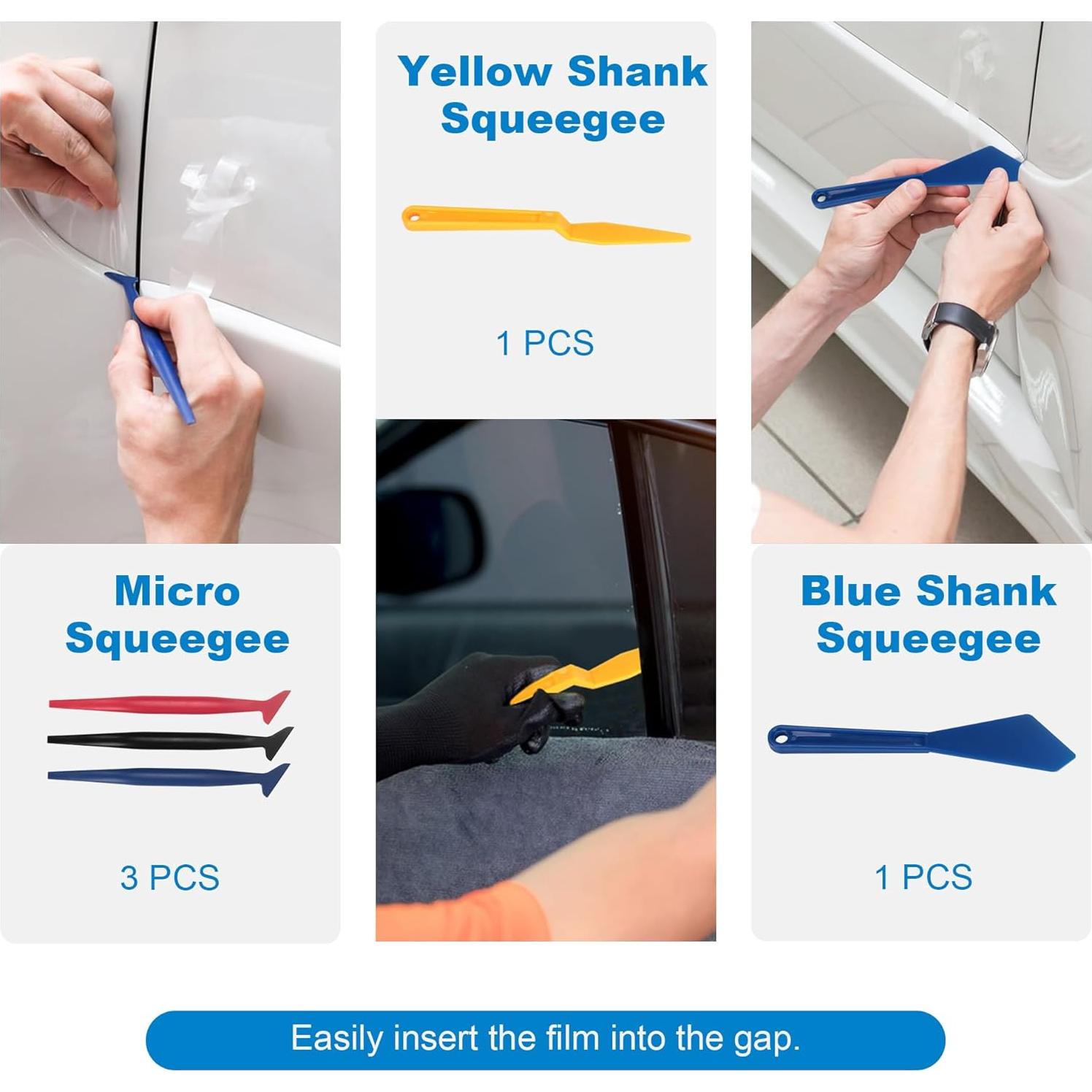 Kit de Herramientas para Tintado de Ventanas AOWEITOUR 19 Piezas