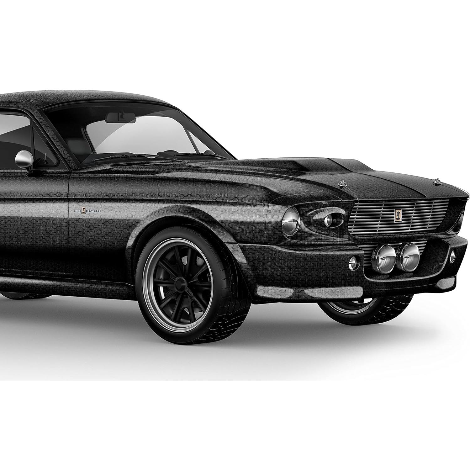 Vinilo de Envoltura Automotriz V2 Carbono Negro Hex 0.91m x 1.52m