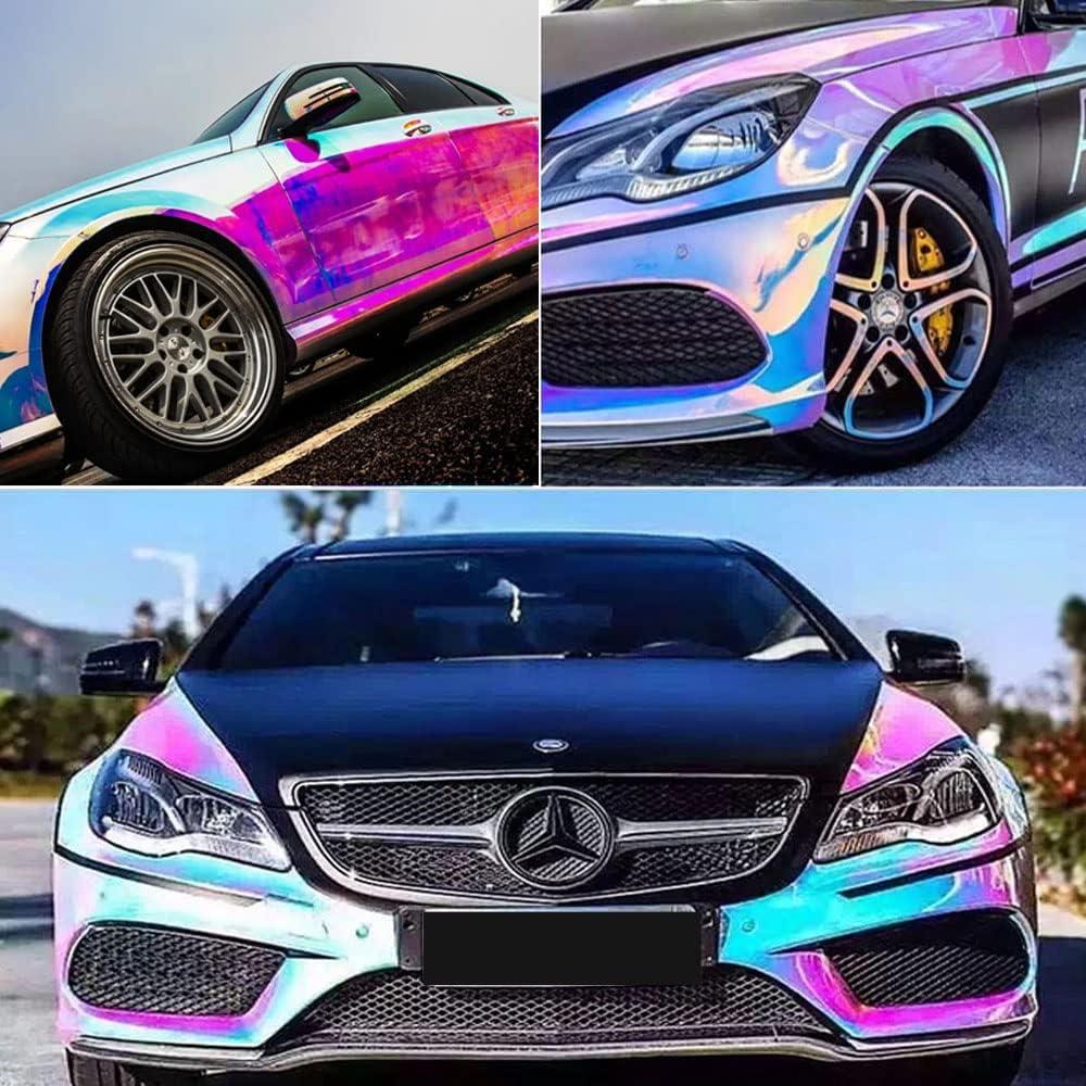 Vinilo Adhesivo Holográfico Arcoíris ASENDIWAY 0.3m x 1.37m