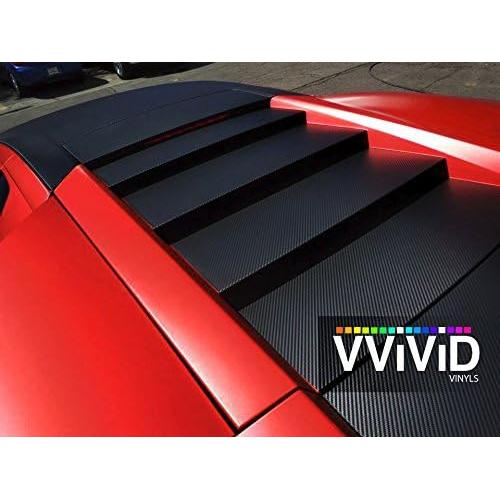 Vinilo Envoltura Coche VViViD Rojo Satinado 0.30m x 1.52m
