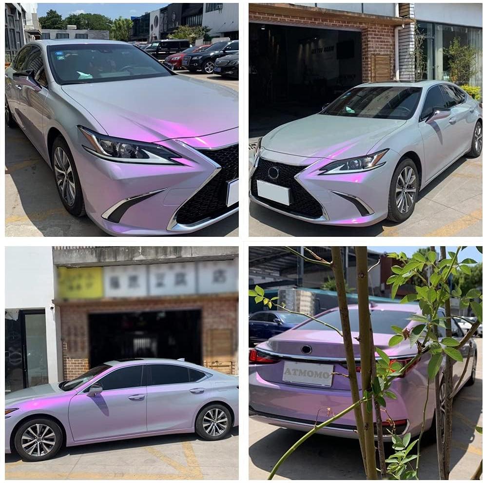 Vinilo Adhesivo Chameleon ATMOMO 150 x 30 cm Gris a Púrpura