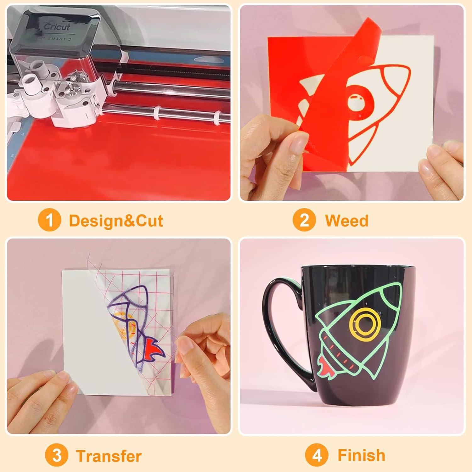 Paquete de 30 Rollos de Vinilo Permanente Honoson 30.48x152.4 cm