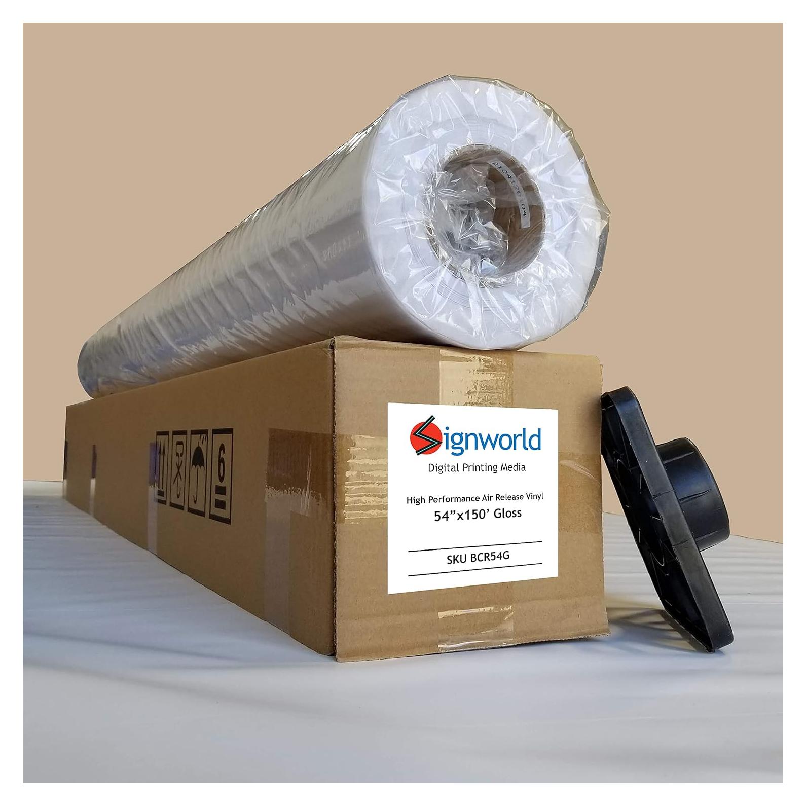 Vinilo Adhesivo Signworld 54" x 45.72 m para Impresoras