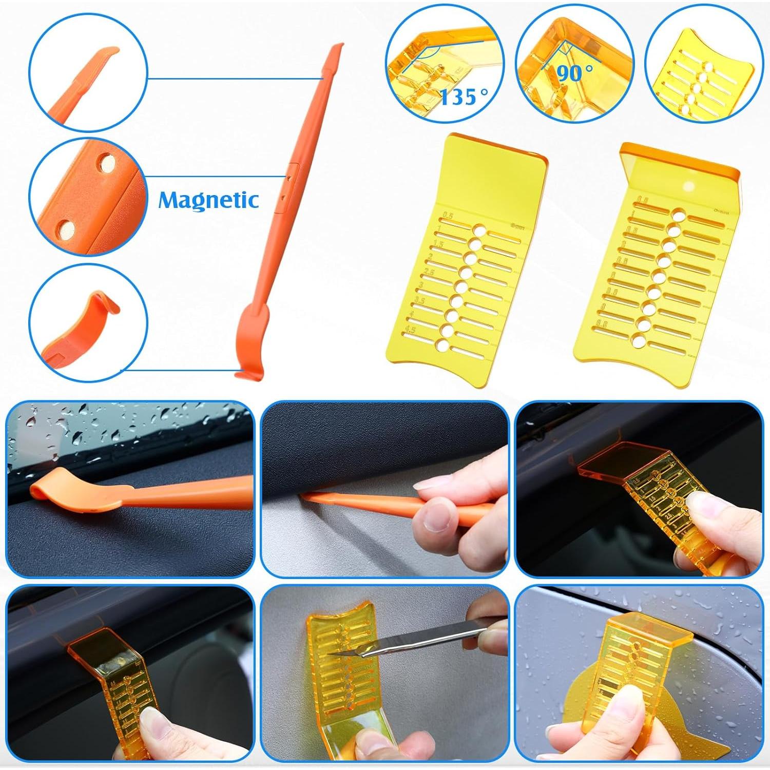 Kit de Herramientas para Aplicar Vinilo Tallew UG3530 - 10 Guantes