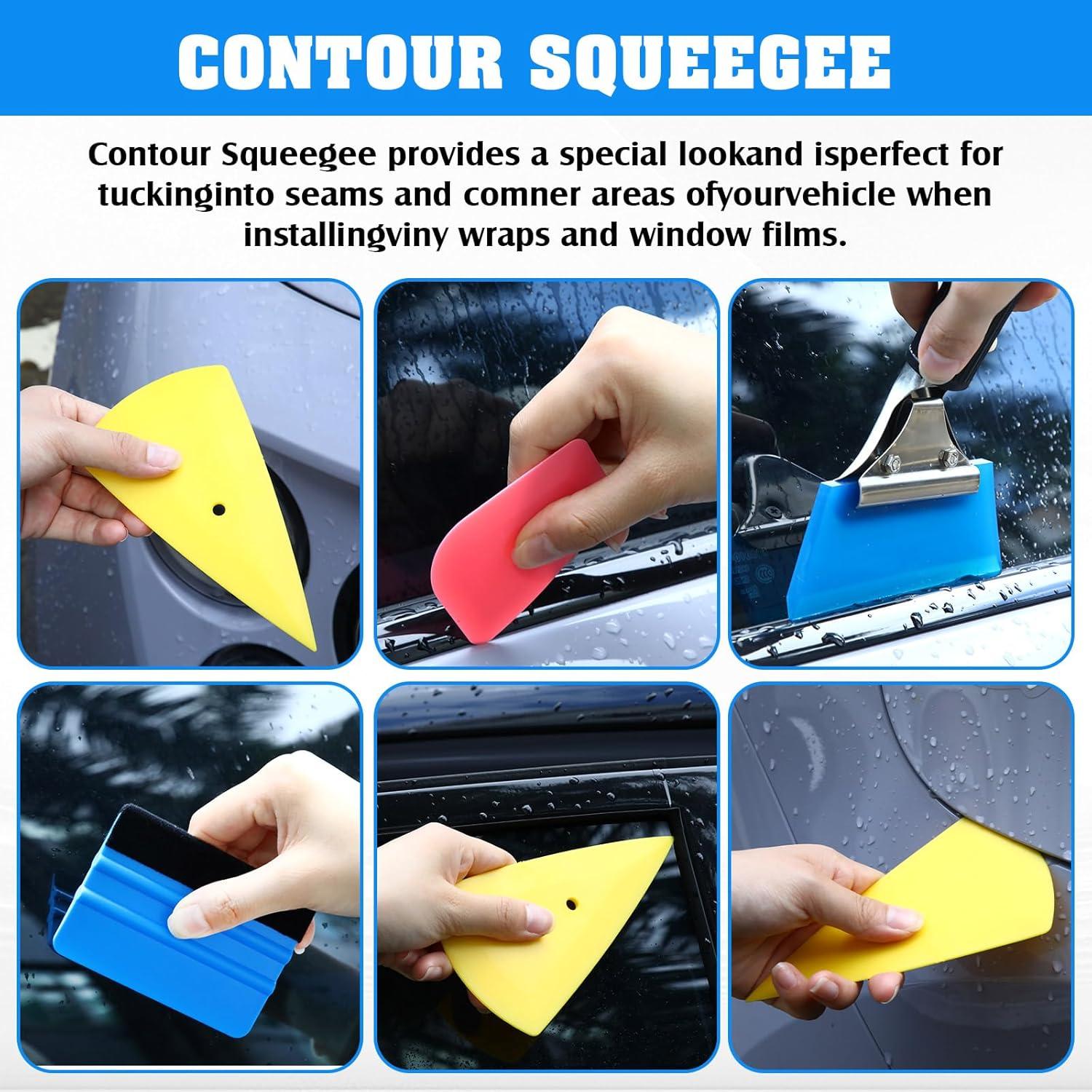 Kit de Herramientas para Aplicar Vinilo Tallew UG3530 - 10 Guantes