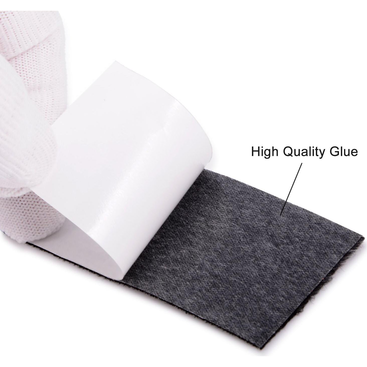 Fieltro Autoadhesivo FOSHIO 5M x 4.8cm para Vinilo y Muebles