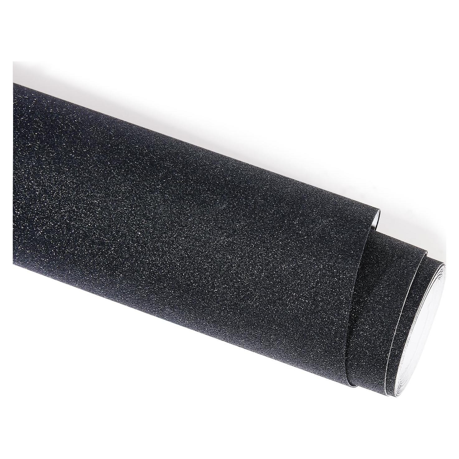 Envoltura de Vinilo Negro Brillante AuMoHall 30x200 cm