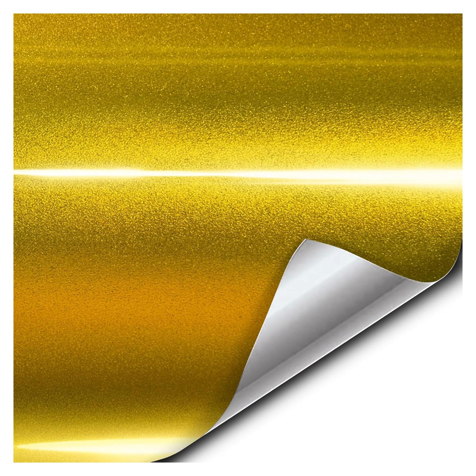 Vinilo VViViD Gloss Metallic Gold 30.48m x 1.52m para Auto