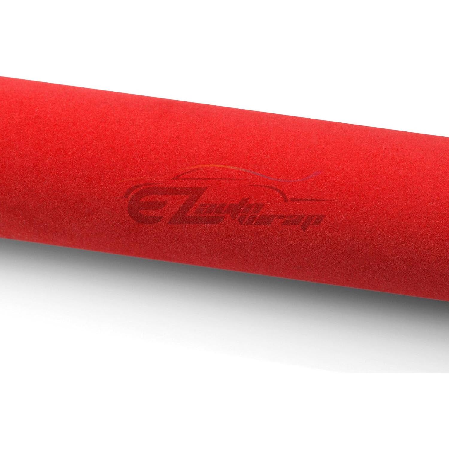 Vinilo Adhesivo EZAUTO WRAP Terciopelo Rojo 1.35m x 12.19m