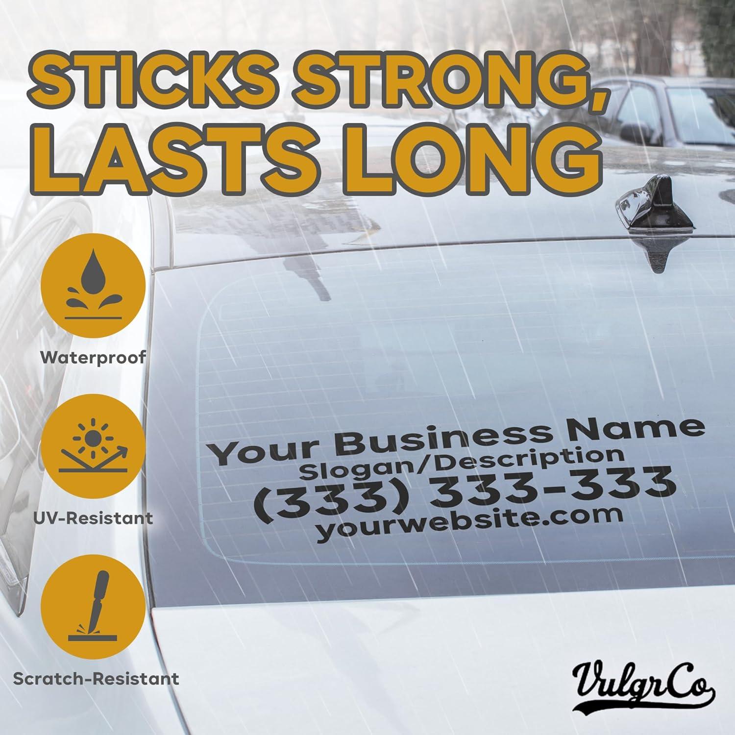 Calcomanías Personalizadas para Camiones VulgrCo - Vinilo Resistente