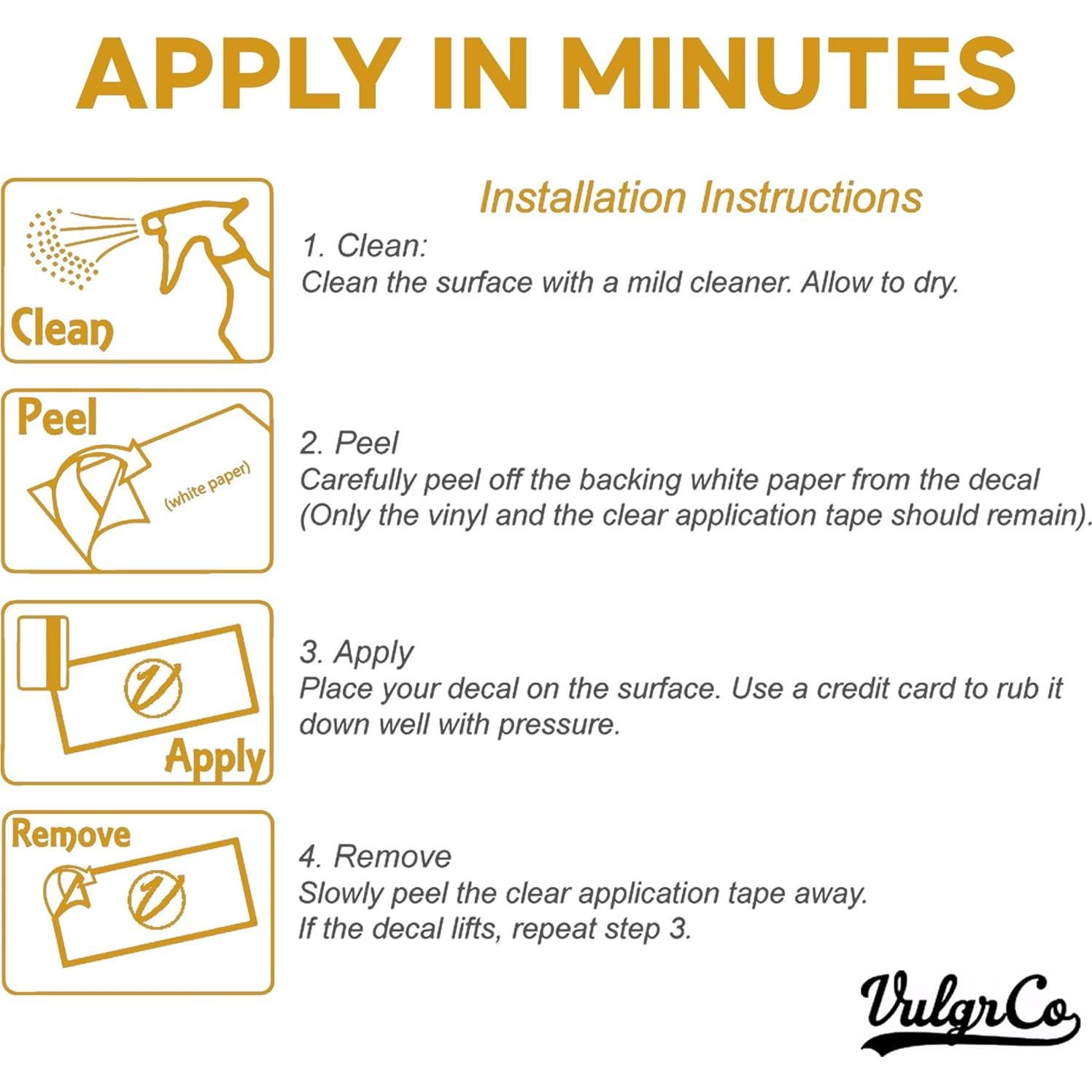 Calcomanías Personalizadas para Camiones VulgrCo - Vinilo Resistente