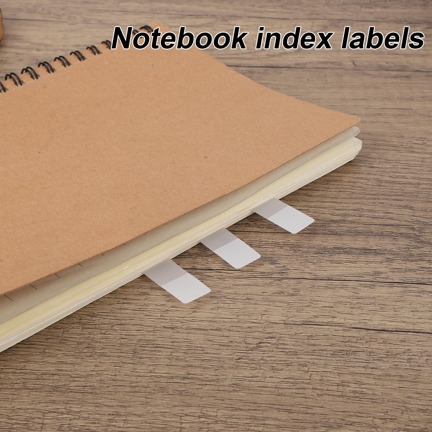 500 Etiquetas Adhesivas Blancas Gosknor 3.91x1.19 cm para Notas