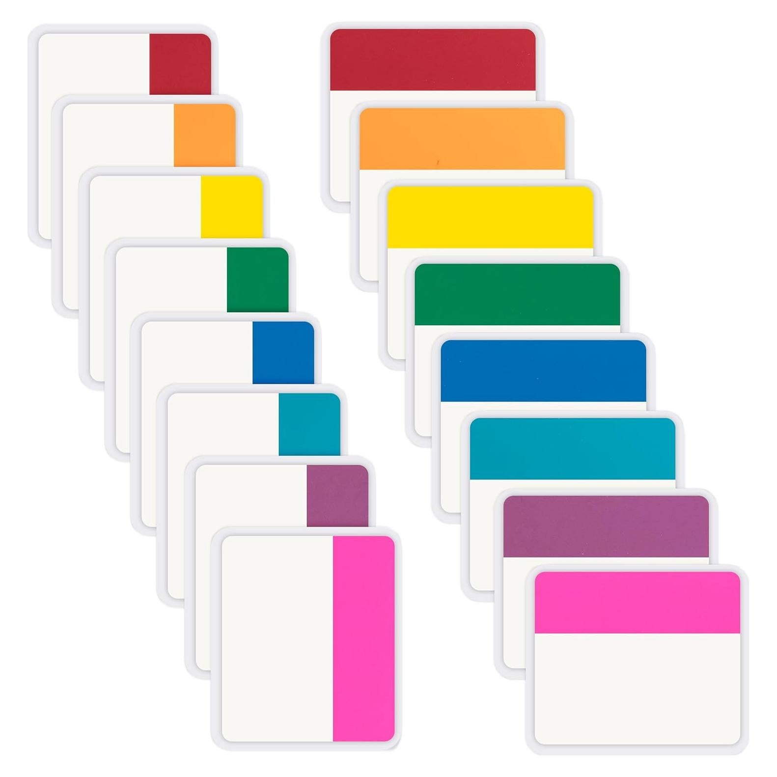 Pestañas Adhesivas Essex Wares 320 Piezas 5.08 cm 8 Colores