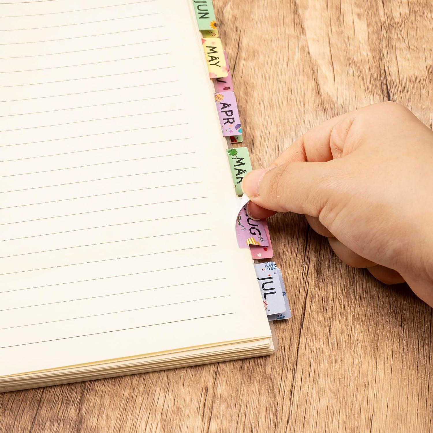 Planificador Laminado Lumintutu con 48 Etiquetas Adhesivas