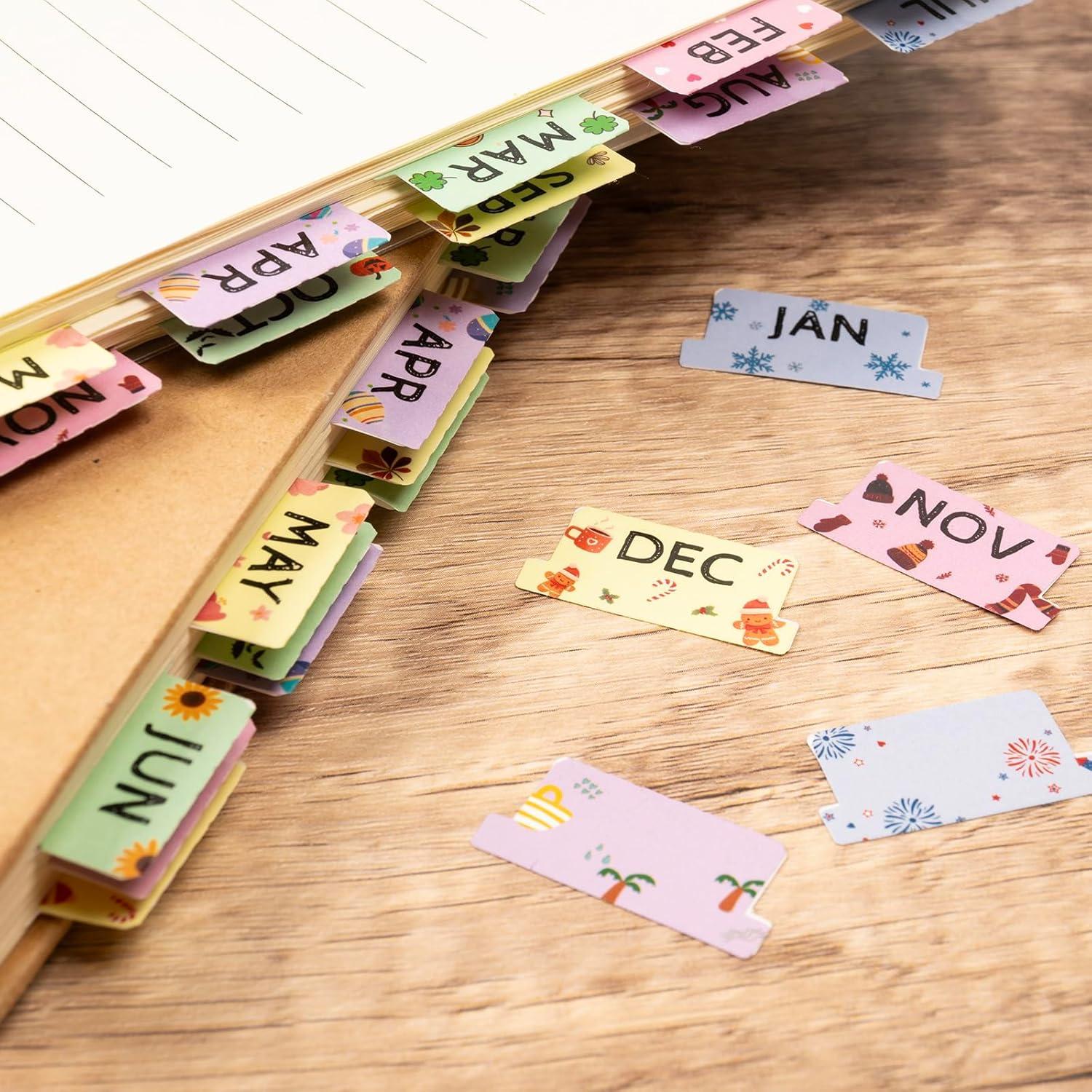 Planificador Laminado Lumintutu con 48 Etiquetas Adhesivas