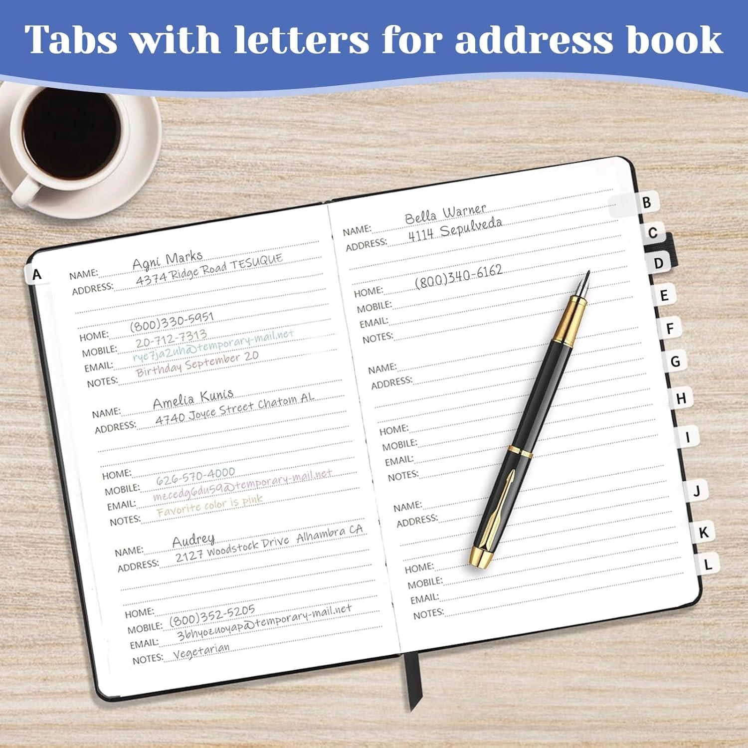 Etiquetas Adhesivas A-Z Imeepa para Índice 208 Pcs Blancas