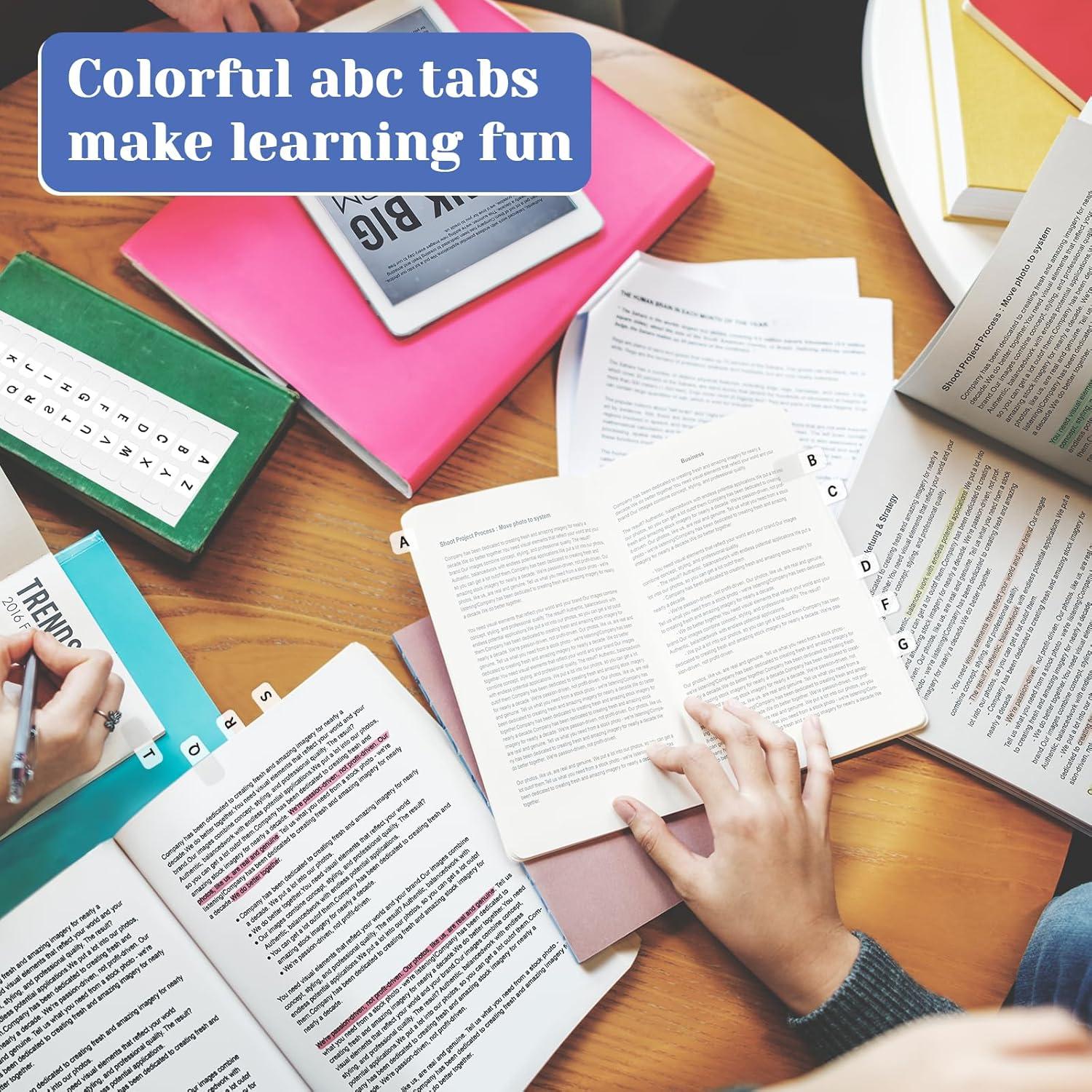 Etiquetas Adhesivas A-Z Imeepa para Índice 208 Pcs Blancas