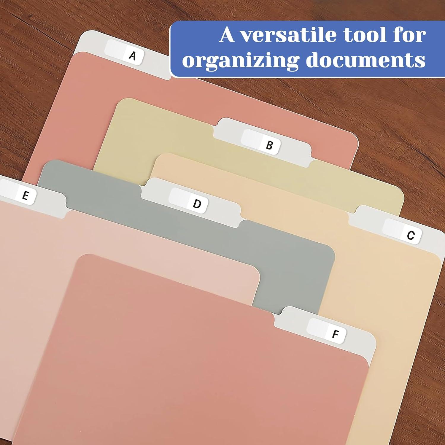 Etiquetas Adhesivas A-Z Imeepa para Índice 208 Pcs Blancas