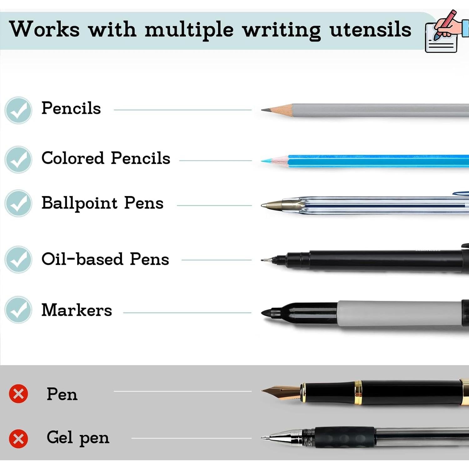 Notas Adhesivas Transparentes VITEVER 1000 Hojas 7 Colores 7.62x7.62 cm