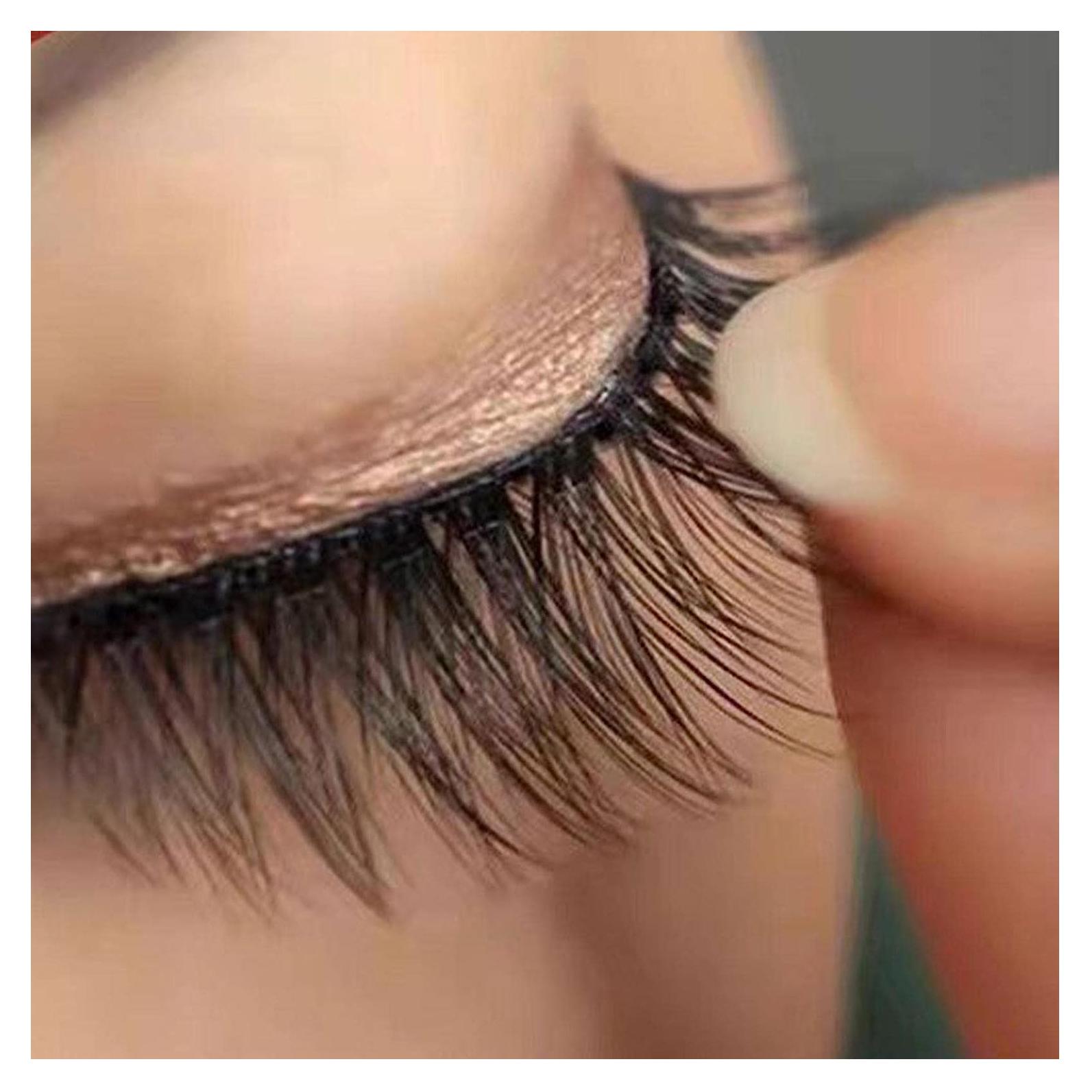 40 Piezas Pestañas Falsas Autoadhesivas Baolaili 12cm