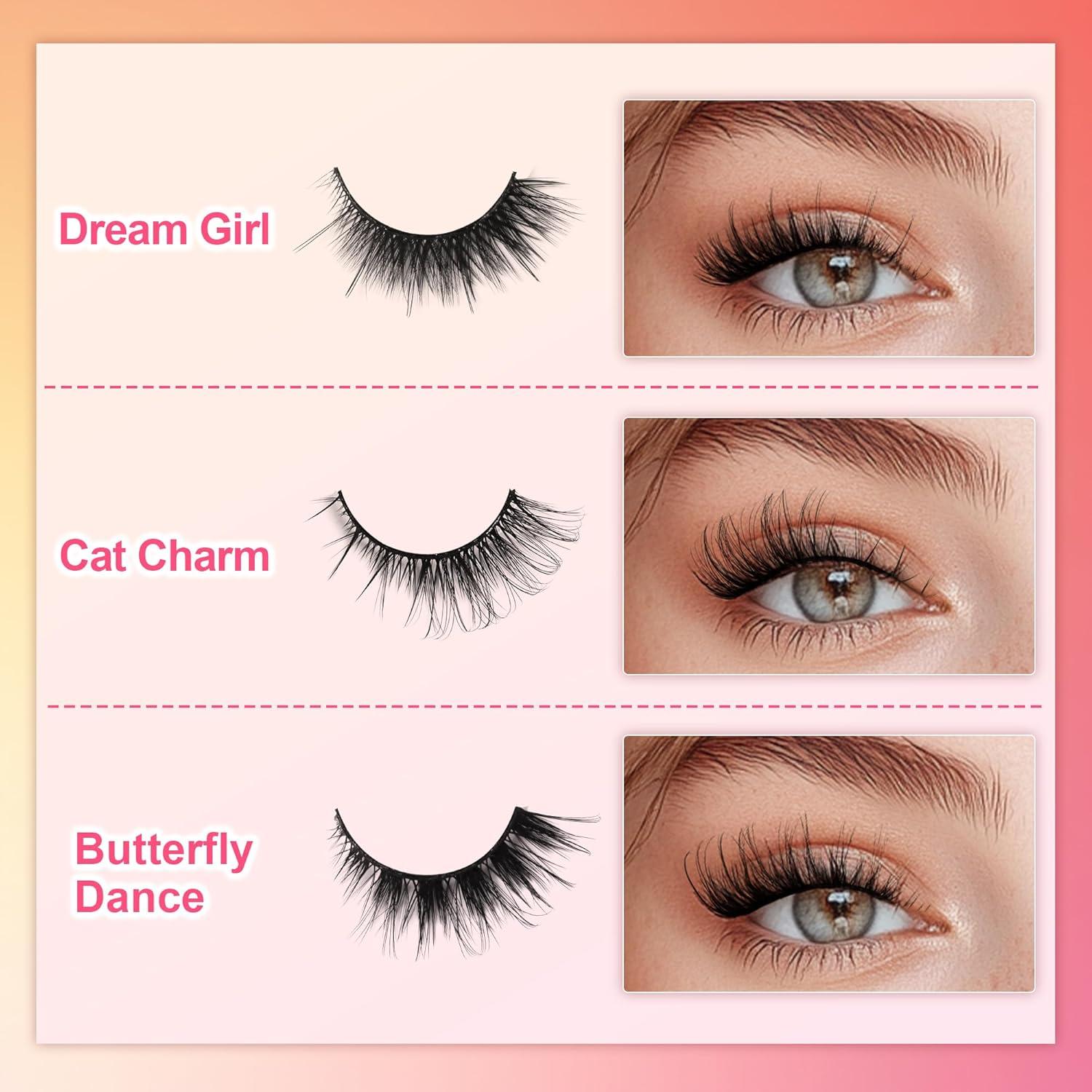 Pestañas Autoadhesivas JoMay 3D Reutilizables 5x Naturales