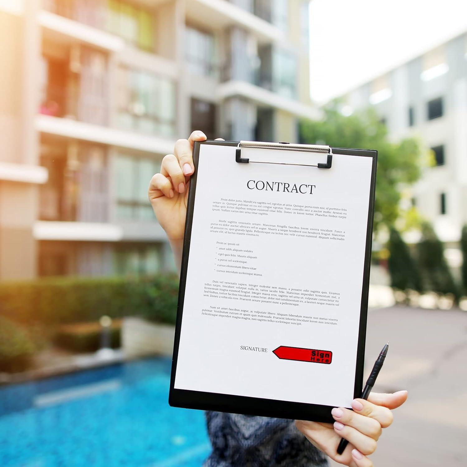 Pegatinas Adhesivas Colarr 500 Piezas Firmar Aquí Rojo