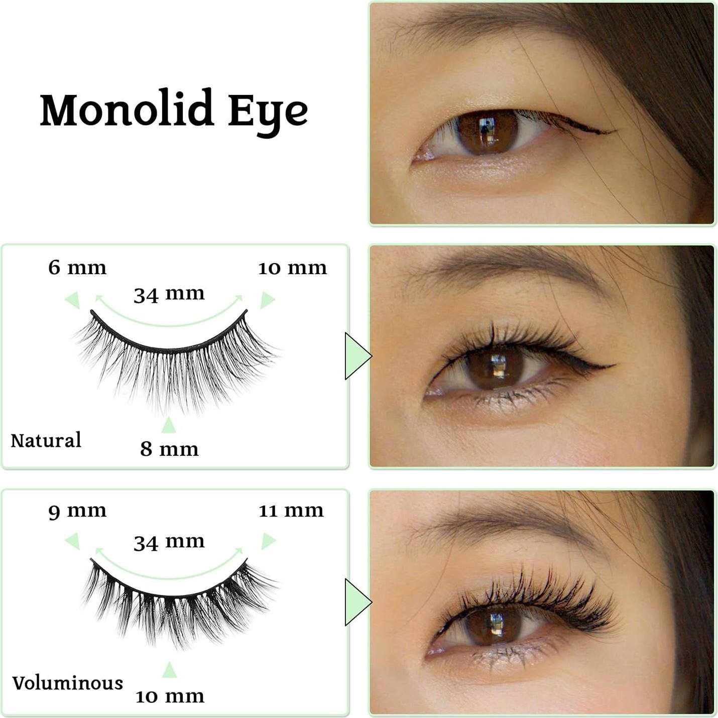 Pestañas Autoadhesivas 2R Studio - 3 Pares Naturales Curva C