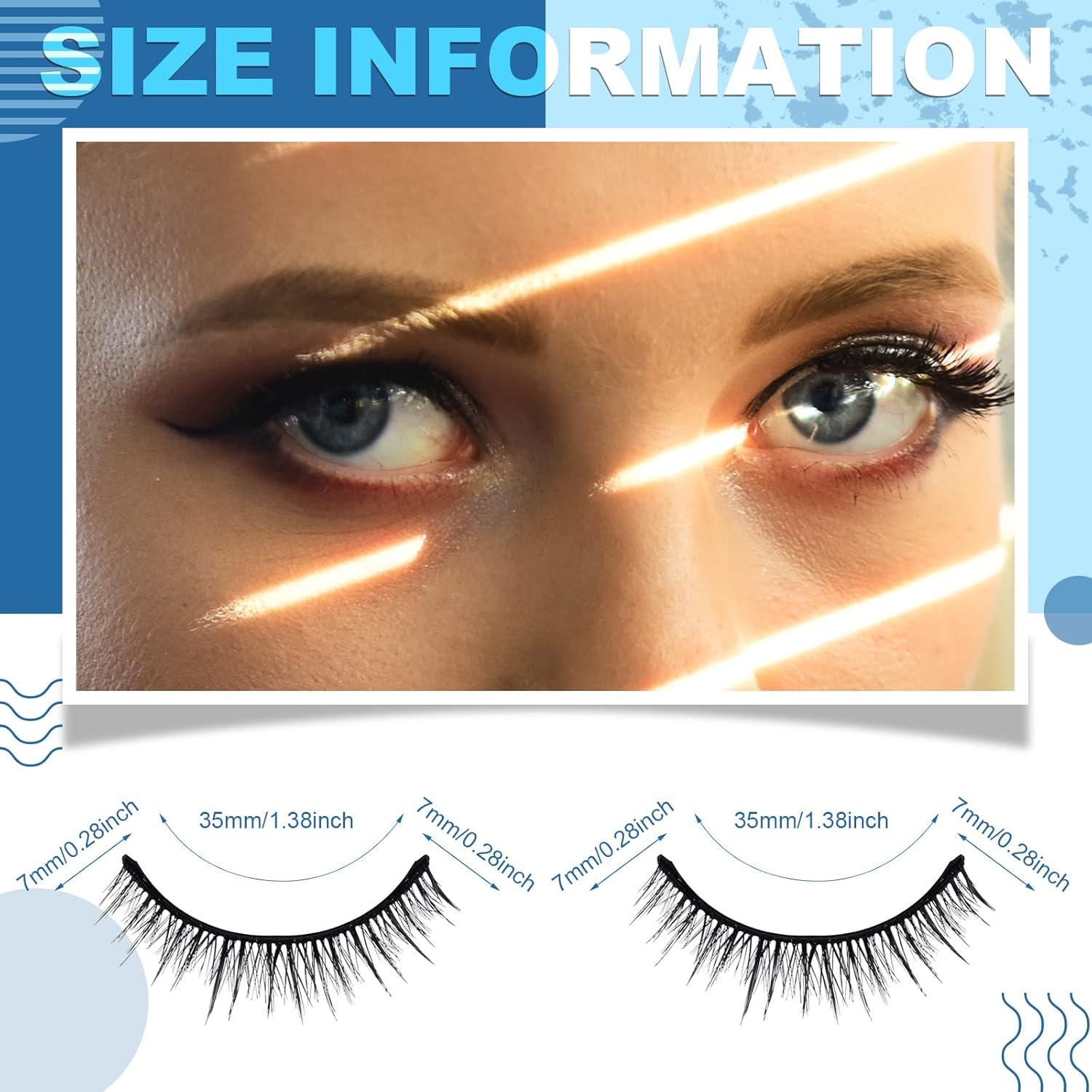 32 Pares de Pestañas Autoadhesivas Reutilizables Nuogo