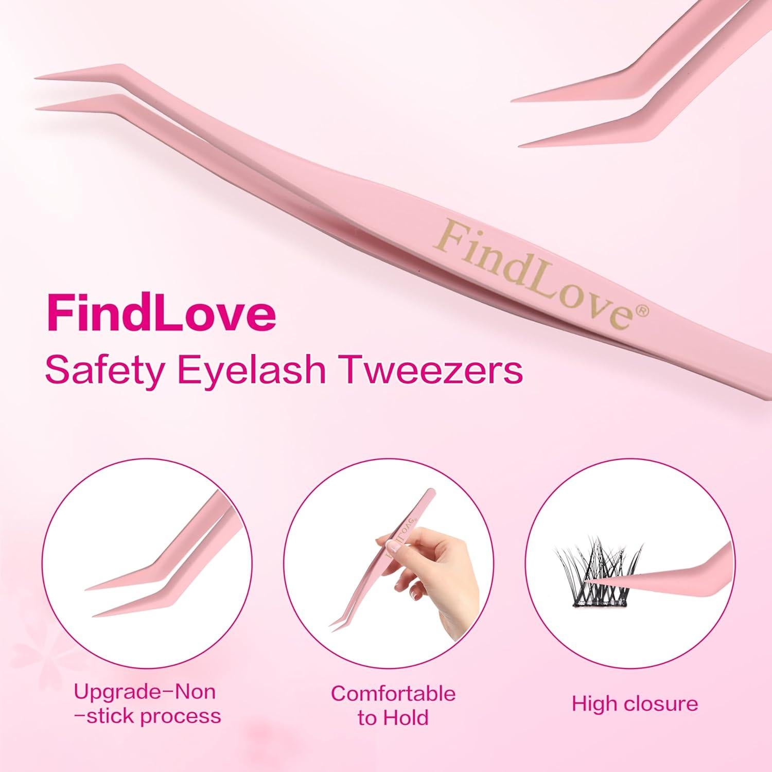 Pestañas Autoadhesivas FindLove Sin Pegamento 19.1x11.2cm