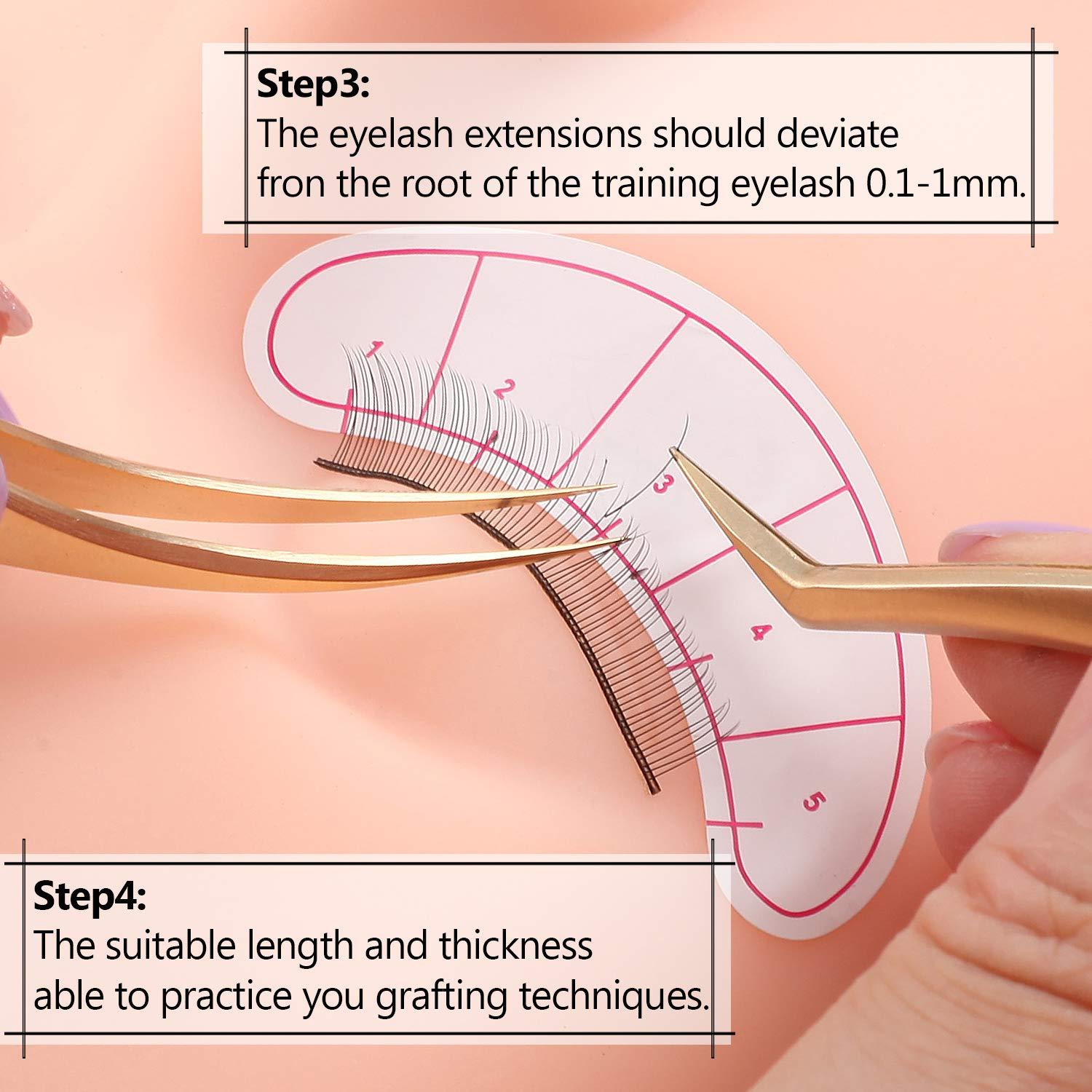 Pestañas de Práctica Autoadhesivas Fenshine - 20 Pares