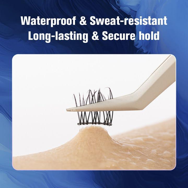 Grupos de Pestañas Autoadhesivas GOLLEE 72PCS D Curl Natural