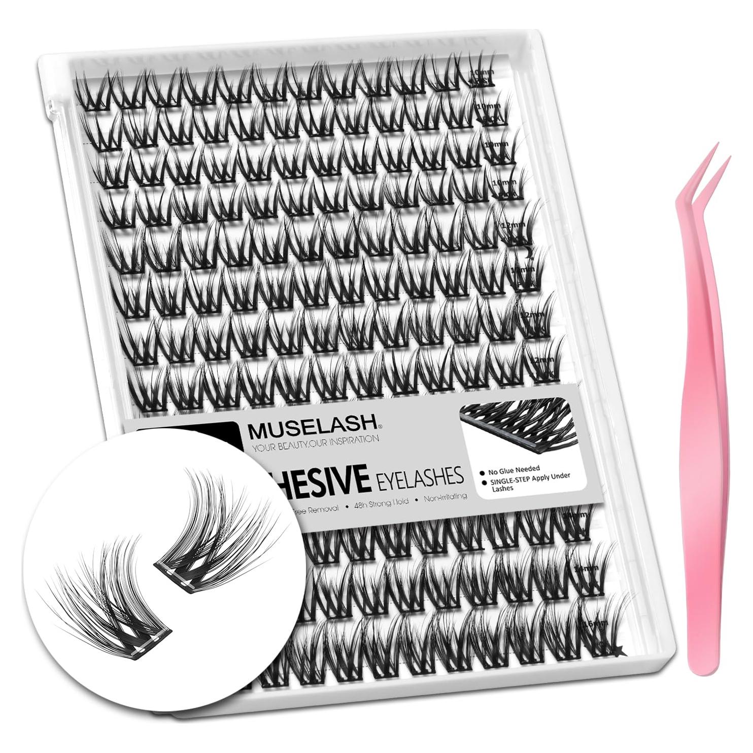 Pestañas Autoadhesivas EPUDY FIHSALA 156pcs 10-16mm Naturales